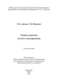 Михаил Афонин - Теория и практика местного самоуправления