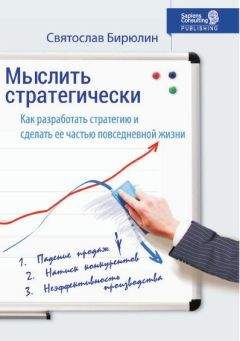 Святослав Бирюлин - Мыслить стратегически. Как разработать стратегию бизнеса и сделать стратегическое мышление частью повседневной жизни компании