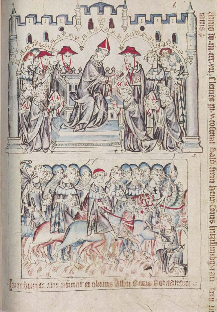 Иллюстрированная хроника о императоре Генрихе VII - Автор Неизвестен