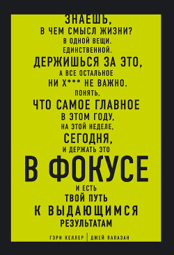 В ФОКУСЕ. Твой путь к выдающимся результатам - Келлер Гэри