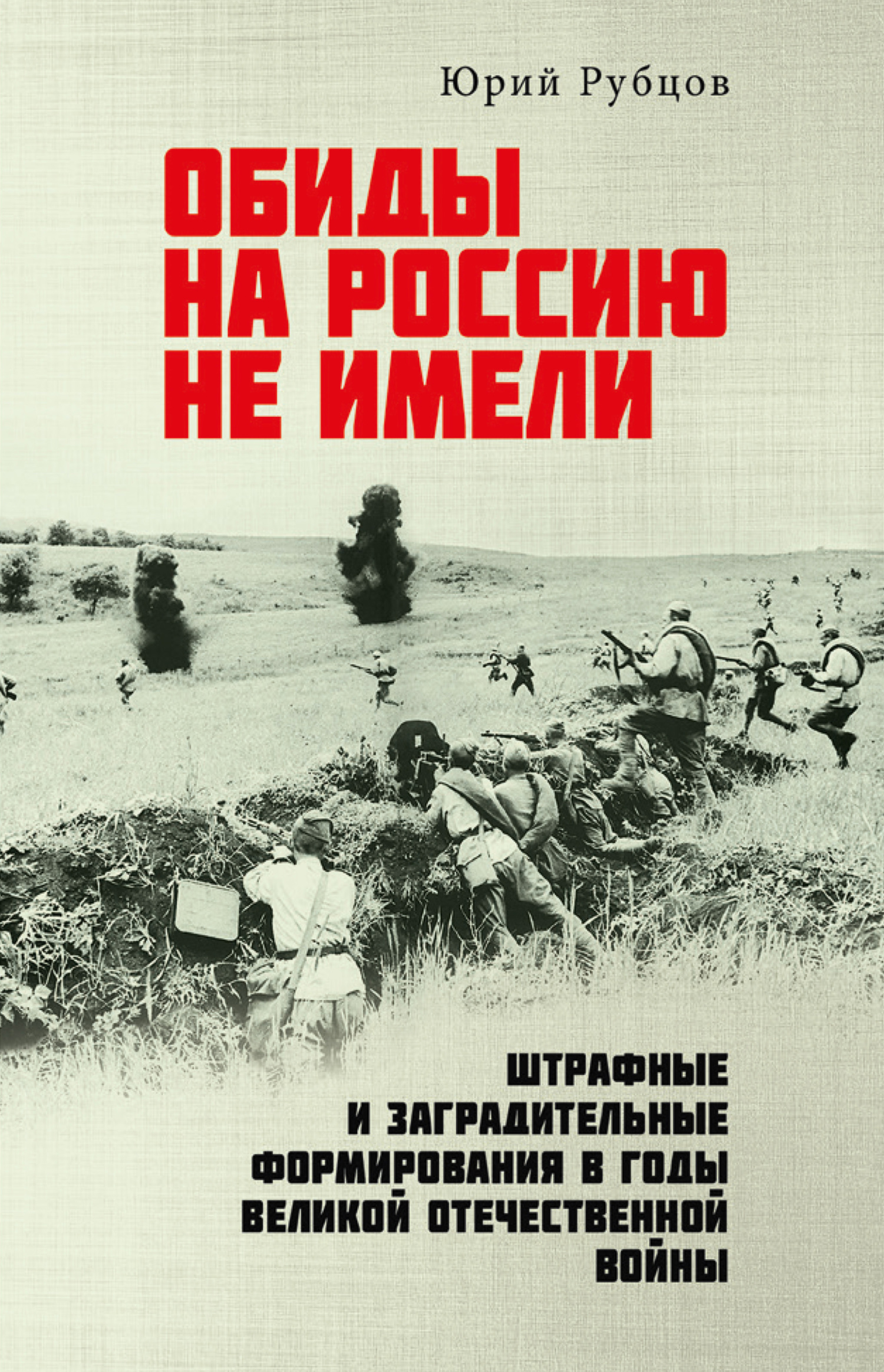 Обиды на Россию не имели. Штрафные и заградительные формирования в годы Великой Отечественной войны - Юрий Викторович Рубцов